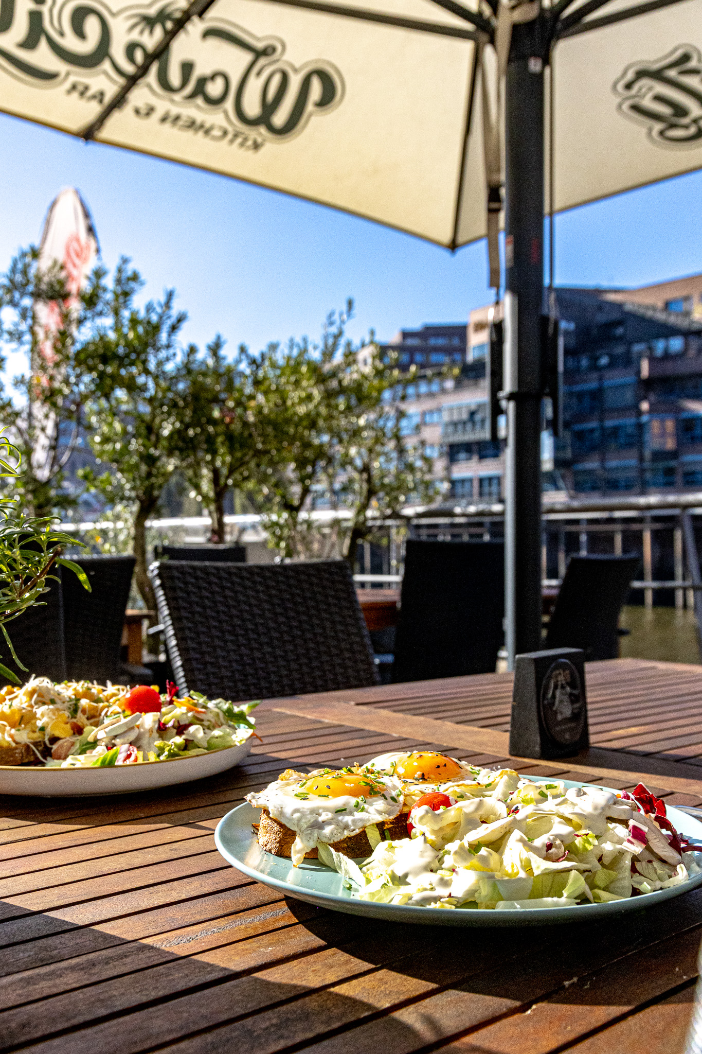 Restaurant terrace